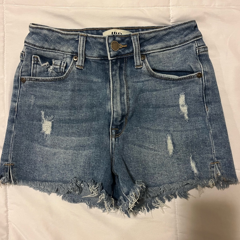 Frayed Jean Shorts